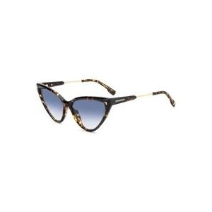 Dsquared2 Retro Glam Zonnebril , Brown , Dames , Maat: 58 MM