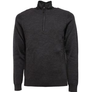 Paolo Pecora, Heren, Truien, Grijs, Maat: S Katoen,