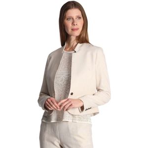 Alessia Santi, Dames, Jassen, Beige, Maat: S Katoen,