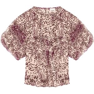 Isabel Marant, Dames, Blouses & Shirts, Veelkleurig, Maat: 3XS Zijde,