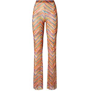 Missoni, Dames, Broeken, Veelkleurig, Maat: M Polyamide,