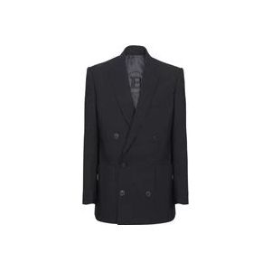 Balmain Monogram jacquard blazer , Black , Heren , Maat: 3XL