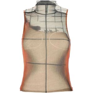 Jean Paul Gaultier, Dames, Tops, Veelkleurig, Maat: XS