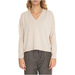 Pennyblack, Dames, Truien, Beige, Maat: M Wol,