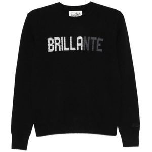 MC2 Saint Barth, Dames, Truien, Zwart, Maat: S Wol,