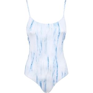 Dondup, Dames, Badkleding, Blauw, Maat: L Poliester,