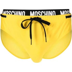 Moschino, Heren, Badkleding, Geel, Maat: L