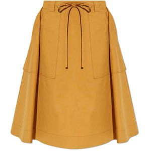 Moschino, Dames, Rokken, Geel, Maat: XS Katoen,