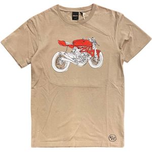Deus Ex Machina, Heren, Tops, Bruin, Maat: S Katoen,