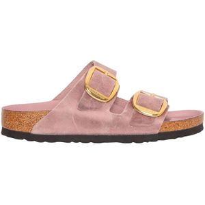 Birkenstock, Dames, Schoenen, Roze, Maat: 37 EU Leer,