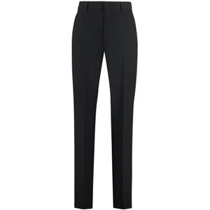 Givenchy, Heren, Broeken, Zwart, Maat: L Wol,