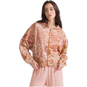 Deha, Dames, Sweatshirts & Hoodies, Bruin, Maat: XS Katoen,