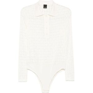 Pinko, Dames, Tops, Wit, Maat: L Nylon,