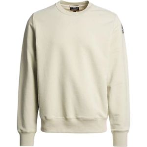 Parajumpers, Heren, Sweatshirts & Hoodies, Beige, Maat: S Katoen,