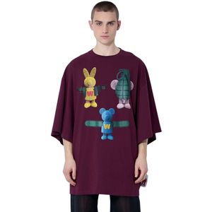 Walter Van Beirendonck, Heren, Tops, Rood, Maat: ONE Size Katoen,