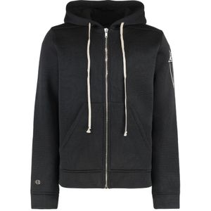 Rick Owens, Heren, Sweatshirts & Hoodies, Zwart, Maat: XL Poliester,