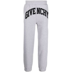 Givenchy, Heren, Broeken, Grijs, Maat: S Katoen,