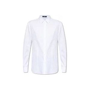 Versace Shirt met bloemenmotief , White , Heren , Maat: L