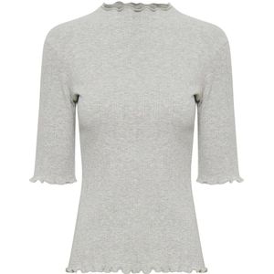 Karen by Simonsen, Dames, Tops, Grijs, Maat: XL