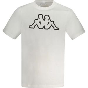 Kappa, Heren, Tops, Wit, Maat: S Katoen,