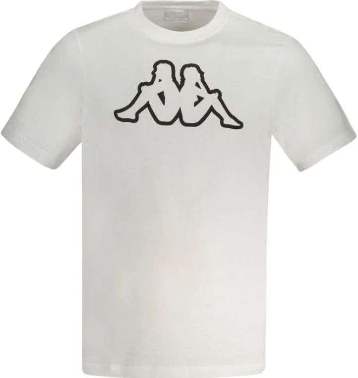 Kappa, Heren, Tops, Wit, Maat: S Katoen,