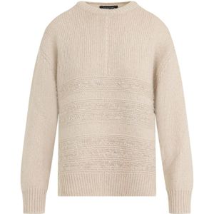 Fabiana Filippi - Cozy Knit Pullover Sweater - Beige - Dames - Vest