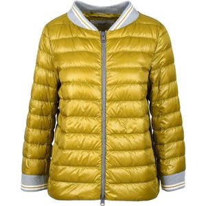 Herno, Dames, Jassen, Geel, Maat: L Katoen,
