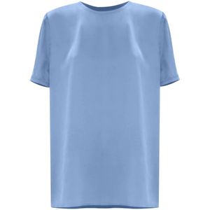 Kocca, Dames, Tops, Blauw, Maat: XS