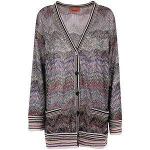 Missoni, Dames, Truien, Veelkleurig, Maat: S Viscose,