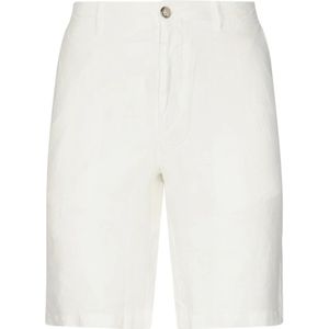 Fedeli, Heren, Korte broeken, Wit, Maat: 3XL Linnen,