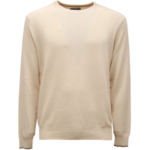 Peserico, Heren, Truien, Beige, Maat: XL Katoen,