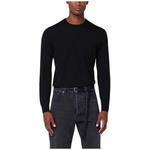 Drumohr, Heren, Truien, Zwart, Maat: XL