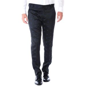 Daniele Alessandrini, Heren, Broeken, Zwart, Maat: XS Poliester,