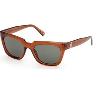 Guess - GU00206 - Zonnebril - Shiny Dark Brown - 53/19/145 Heren