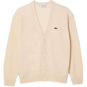 Lacoste, Heren, Truien, Beige, Maat: S Wol,