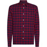 Tommy Hilfiger, Heren, Overhemden, Veelkleurig, Maat: M Katoen,