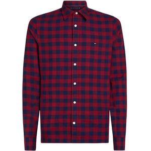 Tommy Hilfiger, Heren, Overhemden, Veelkleurig, Maat: M Katoen,