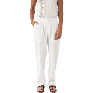Antik Batik, Heren, Broeken, Wit, Maat: L Katoen,