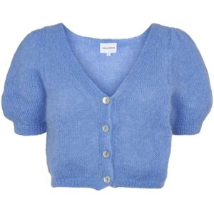 Americandreams, Dames, Truien, Blauw, Maat: M Wol,