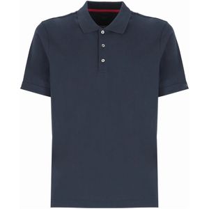 Fay, Heren, Tops, Blauw, Maat: XL Katoen,