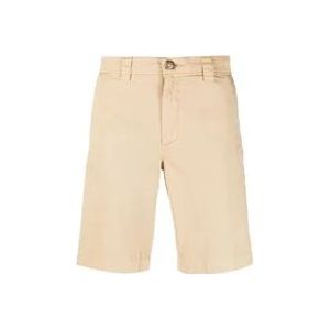 Woolrich Strand Zand Chino Shorts , Beige , Heren , Maat: W33