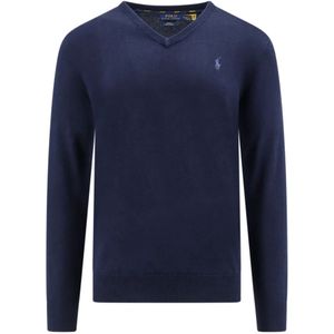 Polo Ralph Lauren, Heren, Truien, Blauw, Maat: XL Katoen,