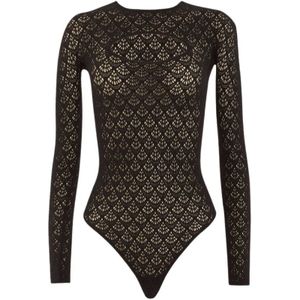 Wolford, Dames, Tops, Zwart, Maat: S Katoen,