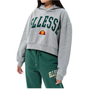Ellesse, Dames, Sweatshirts & Hoodies, Grijs, Maat: S