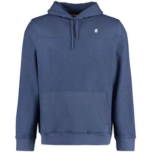 K-Way, Heren, Sweatshirts & Hoodies, Blauw, Maat: S Katoen,