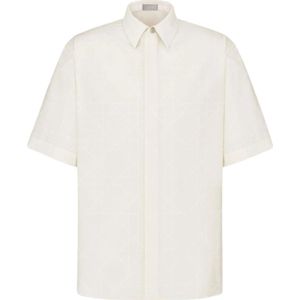 Dior - Overhemd - Wit - Heren - 100% Katoen