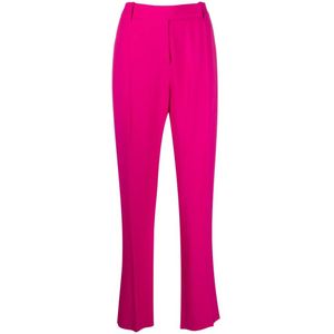 Valentino, Dames, Broeken, Roze, Maat: S Leer,