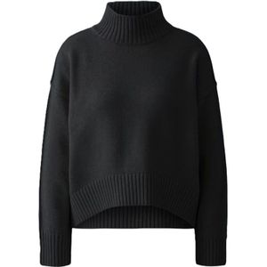 Oui, Dames, Truien, Zwart, Maat: M Katoen,