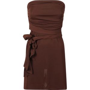 The New Arrivals Ilkyaz Ozel, Dames, Jurken, Bruin, Maat: XS