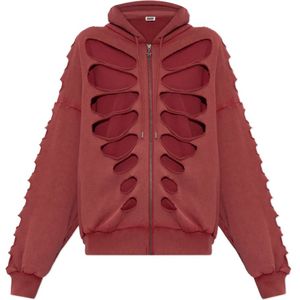 Avavav, Dames, Sweatshirts & Hoodies, Rood, Maat: M Katoen,